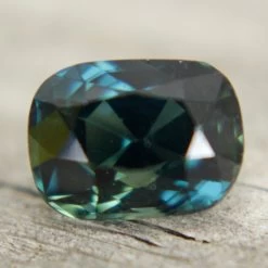 Natural Blue Green Sapphire – 3.02 Carat | Cushion Cut -Sapphire Pal Shop natural blue green sapphire 302 carat cushion cutsapphirepal 718075