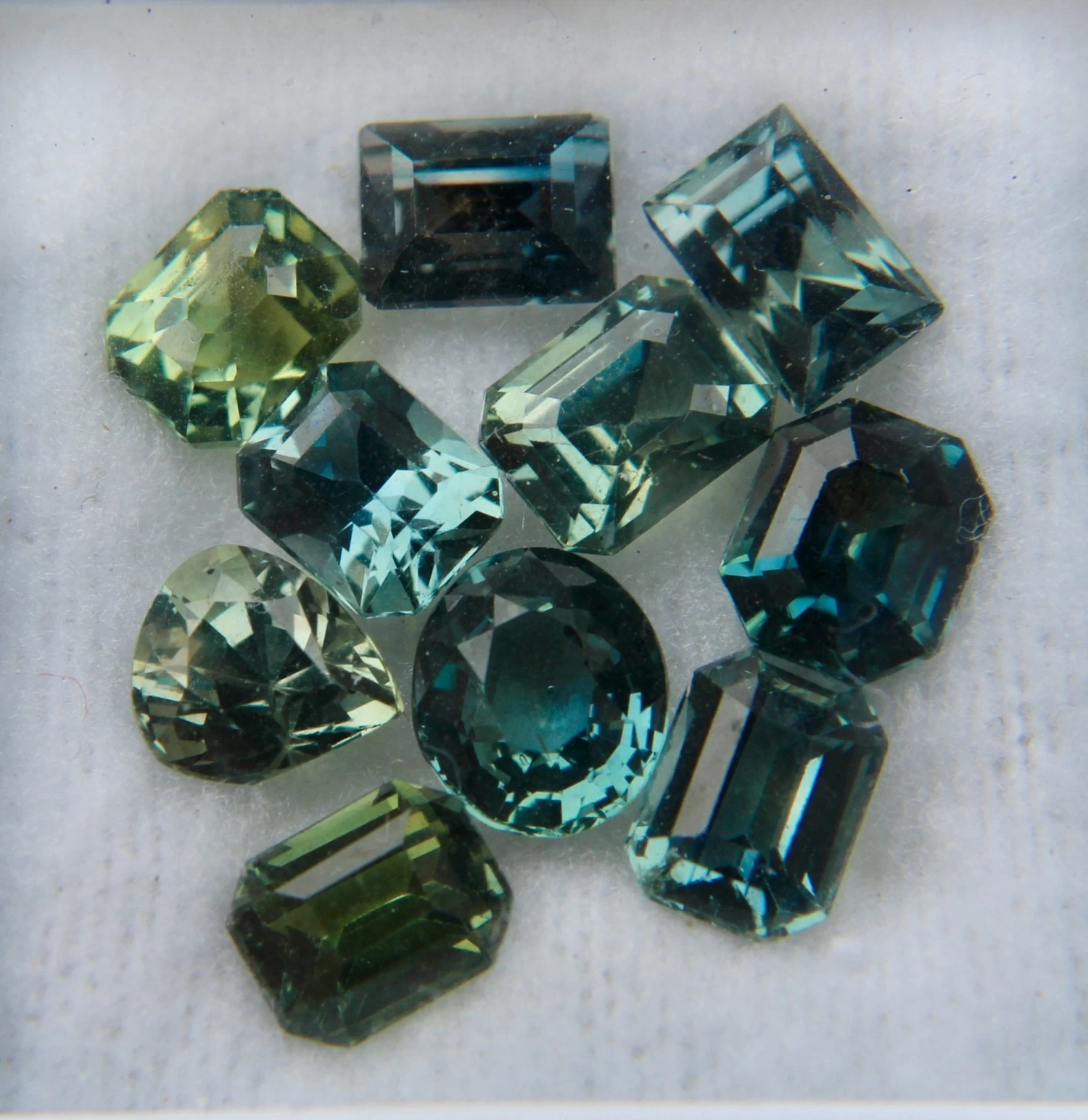 Natural Blue Green Sapphire Collection | 6.08 Carats Total 15 Natural Blue Green Sapphire Collection | 6.08 Carats Total - Image 15