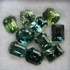 Natural Blue Green Sapphire Collection | 6.08 Carats Total 17 Natural Blue Green Sapphire Collection | 6.08 Carats Total -Sapphire Pal Shop natural blue green sapphire collection 608 carats totalsapphirepal 304610