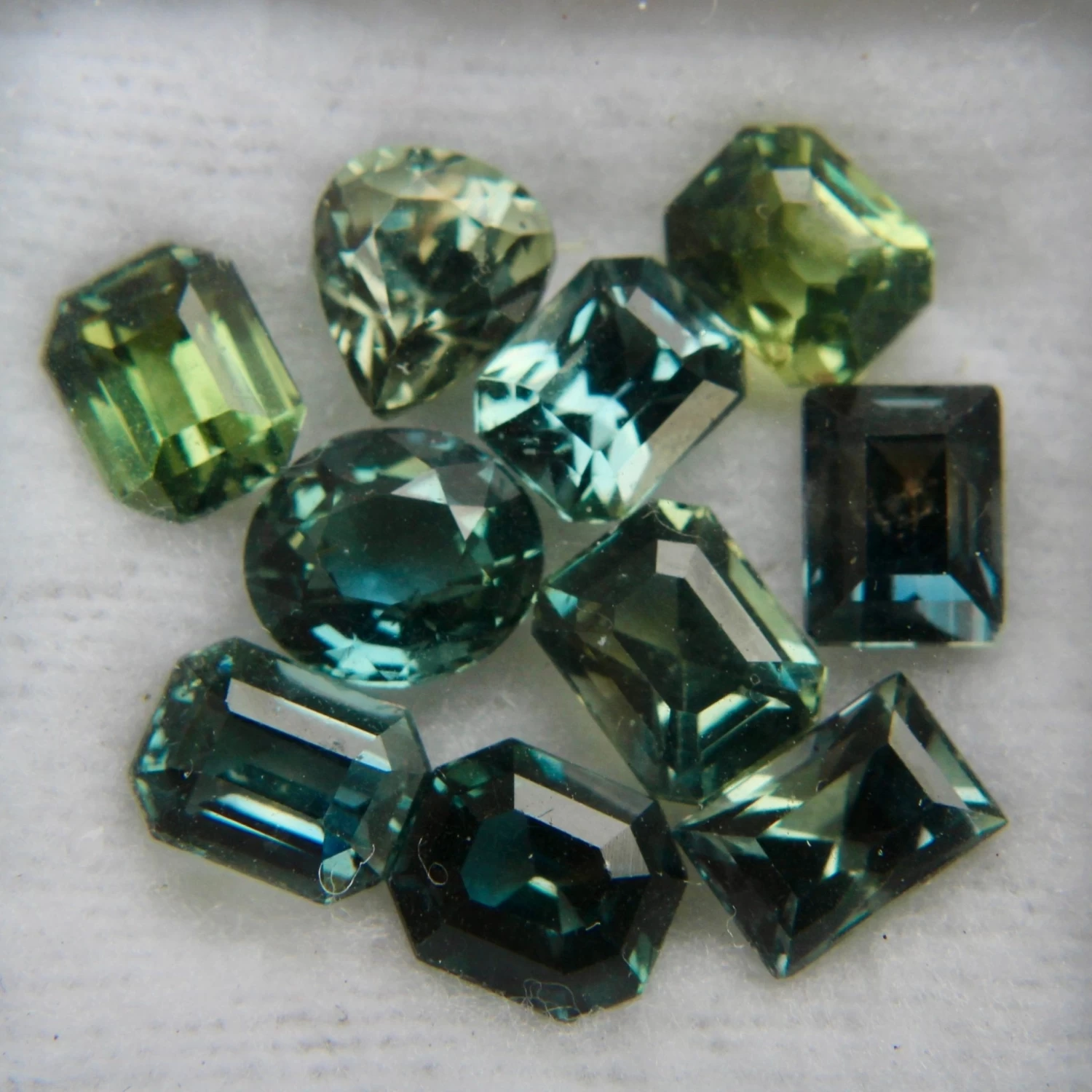 Natural Blue Green Sapphire Collection | 6.08 Carats Total 3 Natural Blue Green Sapphire Collection | 6.08 Carats Total - Image 3
