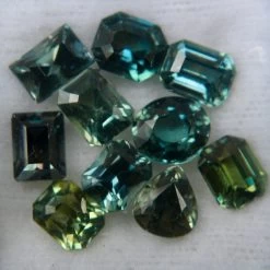 Natural Blue Green Sapphire Collection | 6.08 Carats Total 27 Natural Blue Green Sapphire Collection | 6.08 Carats Total -Sapphire Pal Shop natural blue green sapphire collection 608 carats totalsapphirepal 347744