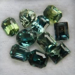 Natural Blue Green Sapphire Collection | 6.08 Carats Total 26 Natural Blue Green Sapphire Collection | 6.08 Carats Total -Sapphire Pal Shop natural blue green sapphire collection 608 carats totalsapphirepal 650801
