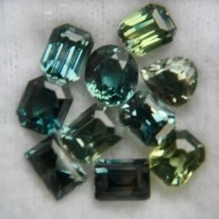 Natural Blue Green Sapphire Collection | 6.08 Carats Total 18 Natural Blue Green Sapphire Collection | 6.08 Carats Total -Sapphire Pal Shop natural blue green sapphire collection 608 carats totalsapphirepal 653062