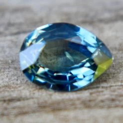Natural Blue Green Sapphire – Pear Cut, 0.60 Carat -Sapphire Pal Shop natural blue green sapphire pear cut 060 caratsapphirepal 229237