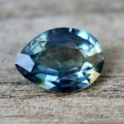 Natural Blue Green Sapphire – Pear Cut, 0.60 Carat -Sapphire Pal Shop natural blue green sapphire pear cut 060 caratsapphirepal 612785