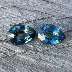 Natural Blue Green Sapphires Pair -Sapphire Pal Shop natural blue green sapphires pairsapphirepal 589115