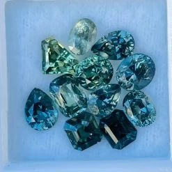 Natural Blue Green Sapphires Set Of Gemstones -Sapphire Pal Shop natural blue green sapphires set of gemstonessapphirepal 970937