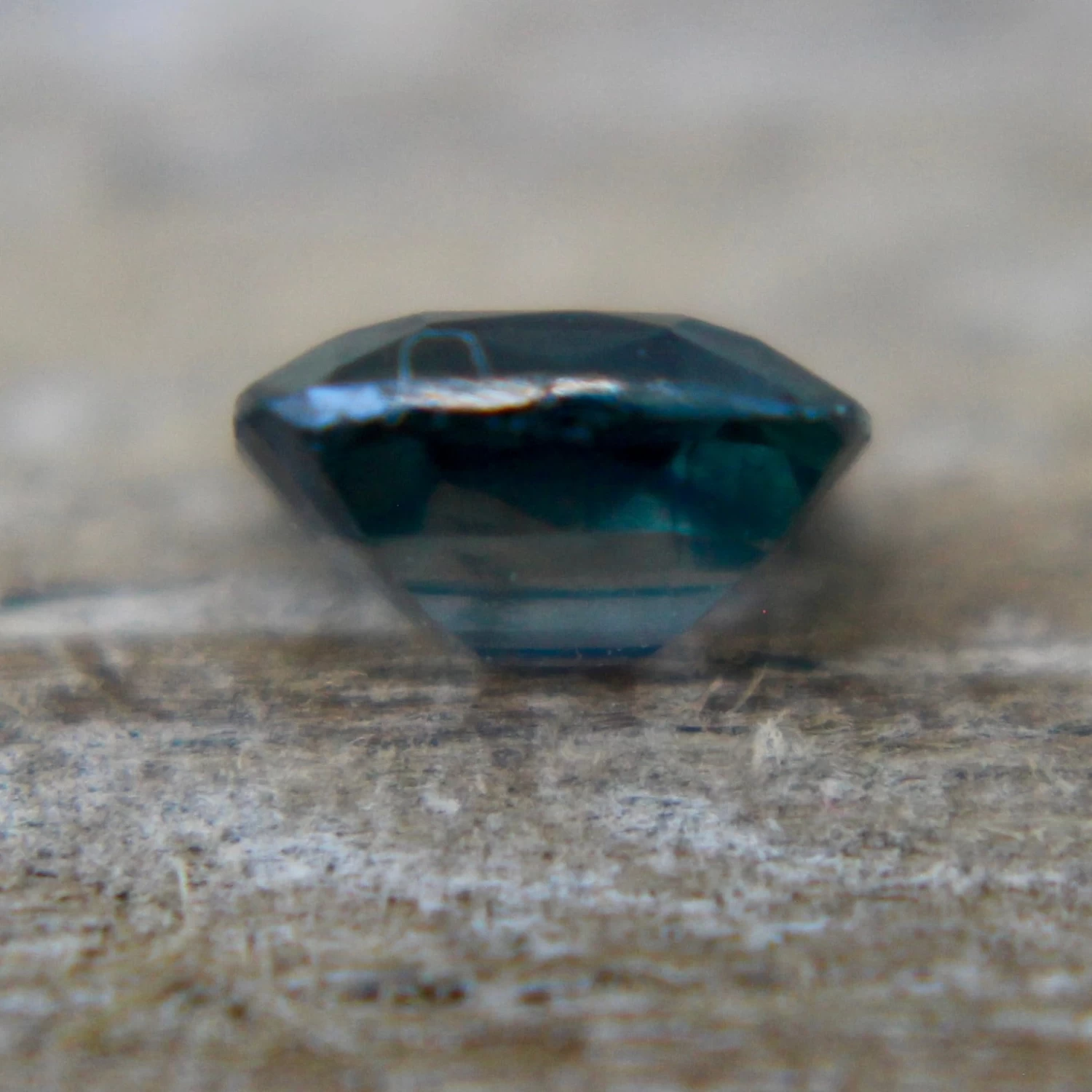 Natural Blue Green Sapphire – 0.41 Carat | Cushion Cut 3 Natural Blue Green Sapphire – 0.41 Carat | Cushion Cut - Image 3
