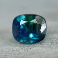 Natural Blue Green Sapphire – 1.32 Carat | Cushion Cut -Sapphire Pal Shop natural blue green sapphiresapphirepal 266076