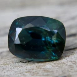 Natural Blue Green Sapphire | Cushion Cut | 4.45 Carat -Sapphire Pal Shop natural blue green sapphiresapphirepal 326801