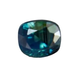 Natural Blue Green Sapphire – 1.32 Carat | Cushion Cut