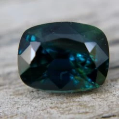Natural Blue Green Sapphire | Cushion Cut | 4.45 Carat -Sapphire Pal Shop natural blue green sapphiresapphirepal 843422