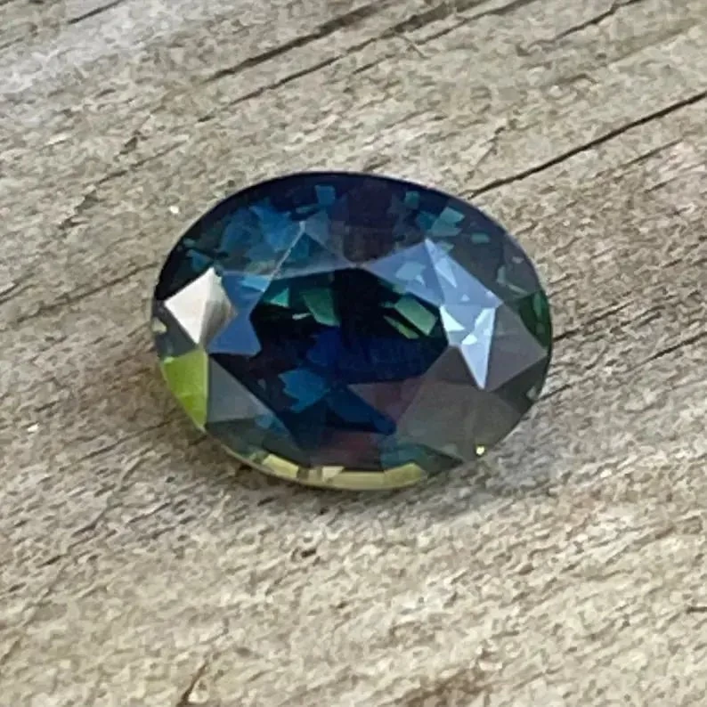 Natural Blue Green Teal Sapphire 6 Natural Blue Green Teal Sapphire - Image 6