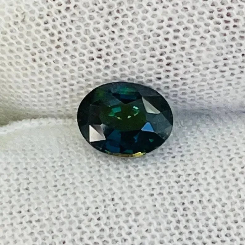 Natural Blue Green Teal Sapphire 4 Natural Blue Green Teal Sapphire - Image 4