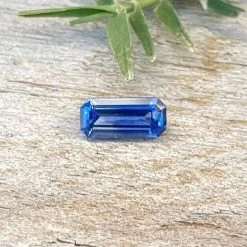 Natural Blue Sapphire – 0.62 Carat Emerald Cut | Ceylon Gemstone
