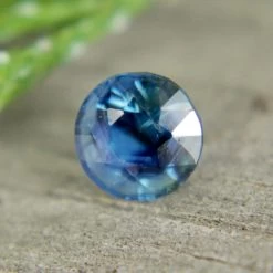 Natural Blue Sapphire – 0.95 Carat Round Cut | Unheated Ceylon Gemstone
