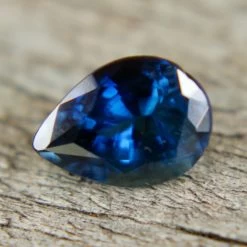 Natural Blue Sapphire – 1.30 Carat Pear Cut | Unheated Ceylon Gemstone