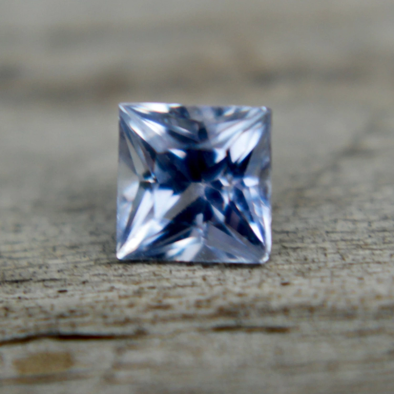 Natural Blue Sapphire – 0.45 Carat Princess Cut 4 Natural Blue Sapphire – 0.45 Carat Princess Cut - Image 4