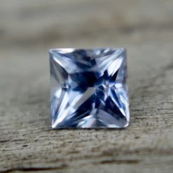 Natural Blue Sapphire – 0.45 Carat Princess Cut