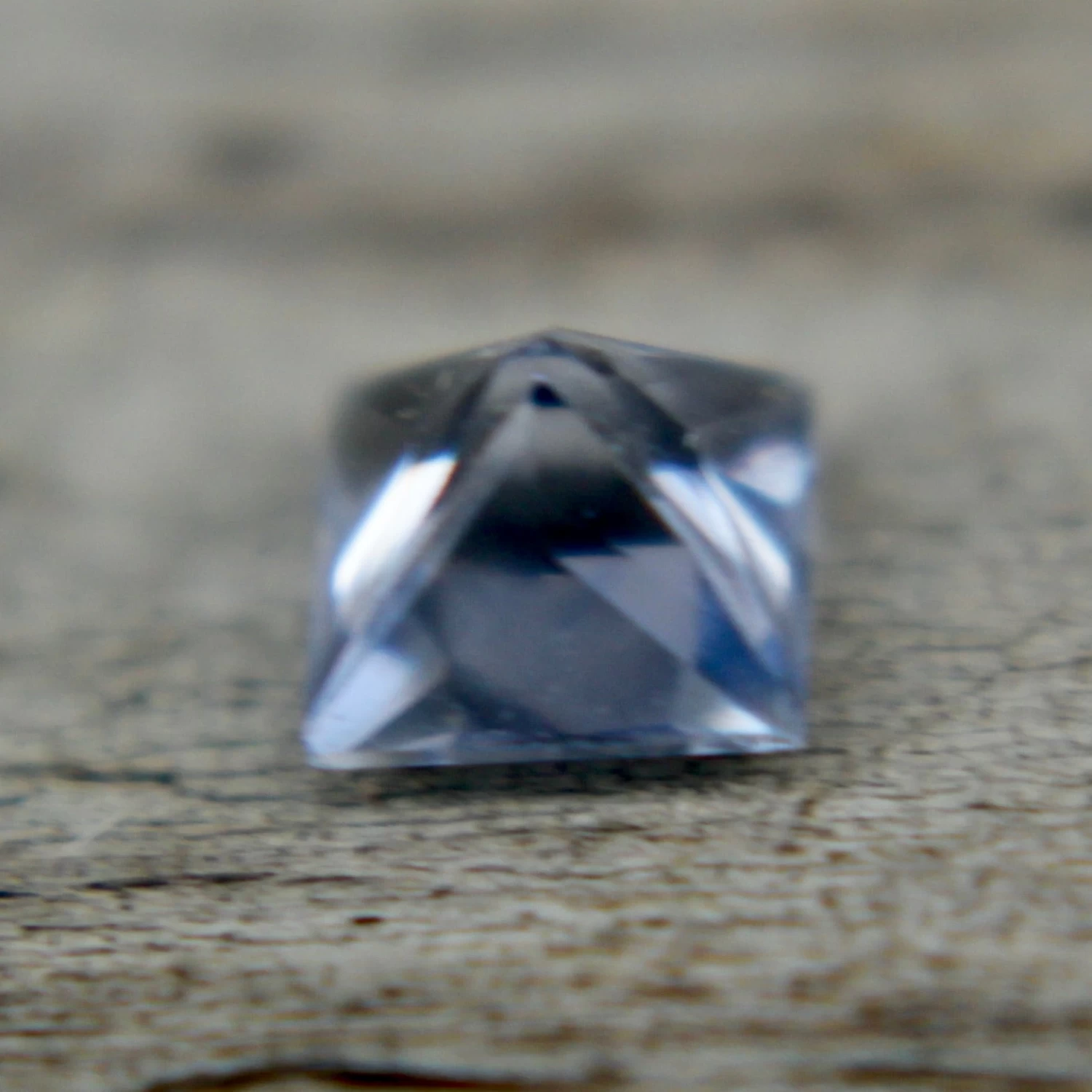 Natural Blue Sapphire – 0.45 Carat Princess Cut 2 Natural Blue Sapphire – 0.45 Carat Princess Cut - Image 2