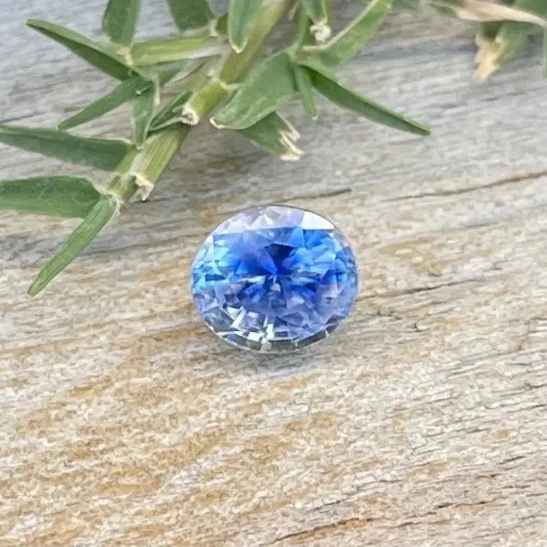 Natural Blue White Sapphire 16 Natural Blue White Sapphire - Image 16