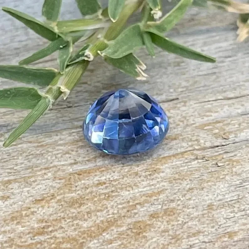 Natural Blue White Sapphire 14 Natural Blue White Sapphire - Image 14