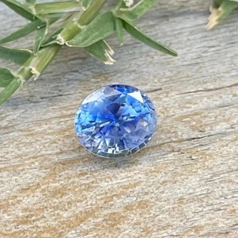 Natural Blue White Sapphire 12 Natural Blue White Sapphire - Image 12