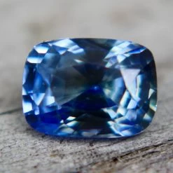 Natural Bi-Coloured Sapphire – Blue Yellow | Cushion Cut -Sapphire Pal Shop natural blue yellow sapphiresapphirepal 818727