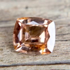 🤎 Natural Brown Zircon – Cushion Cut