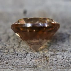 Natural Brownish Yellow Zircon | Round Cut | 1.31 Carat -Sapphire Pal Shop natural brownish yellow zircon round cut 131 caratsapphirepal 513210