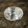 Natural Ceylon White Sapphire – 0.91 Carat Oval Cut