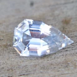 Natural Ceylon White Sapphire – 1.58 Carat Modified Trillion Cut -Sapphire Pal Shop natural ceylon white sapphire 158 carat modified trillion cutsapphirepal 325089
