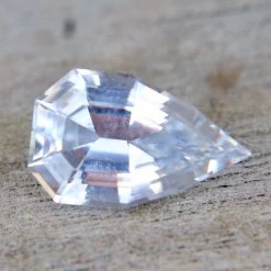 Natural Ceylon White Sapphire – 1.58 Carat Modified Trillion Cut -Sapphire Pal Shop natural ceylon white sapphire 158 carat modified trillion cutsapphirepal 419213