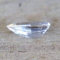 Natural Ceylon White Sapphire – 1.58 Carat Modified Trillion Cut -Sapphire Pal Shop natural ceylon white sapphire 158 carat modified trillion cutsapphirepal 886920