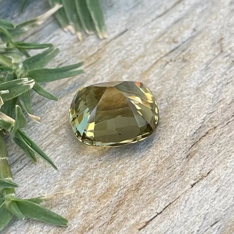 Natural Chrysoberyl – Cushion Cut 2 Natural Chrysoberyl – Cushion Cut - Image 2