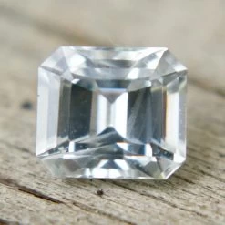 Natural Colourless Sapphire – 0.81 Carat | Asscher Cut | Unheated Gemstone For Engagement Rings -Sapphire Pal Shop natural colourless sapphire 081 carat asscher cut unheated gemstone for engagement ringssapphirepal 282460