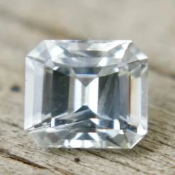 Natural Colourless Sapphire – 0.81 Carat | Asscher Cut | Unheated Gemstone For Engagement Rings -Sapphire Pal Shop natural colourless sapphire 081 carat asscher cut unheated gemstone for engagement ringssapphirepal 349948