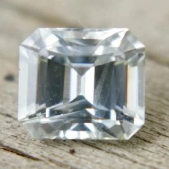 Natural Colourless Sapphire – 0.81 Carat | Asscher Cut | Unheated Gemstone For Engagement Rings -Sapphire Pal Shop natural colourless sapphire 081 carat asscher cut unheated gemstone for engagement ringssapphirepal 508956