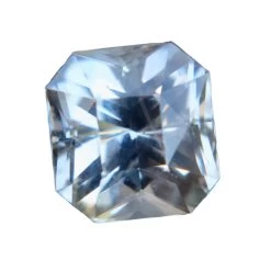 Natural Colourless Sapphire – 2.37 Carat | Octagonal Step Cut | Unheated | Ceylon Origin