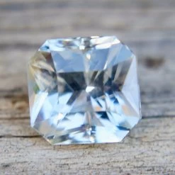 Natural Colourless Sapphire – 2.37 Carat | Octagonal Step Cut | Unheated | Ceylon Origin -Sapphire Pal Shop natural colourless sapphire 237 carat octagonal step cut unheated ceylon originsapphirepal 939603