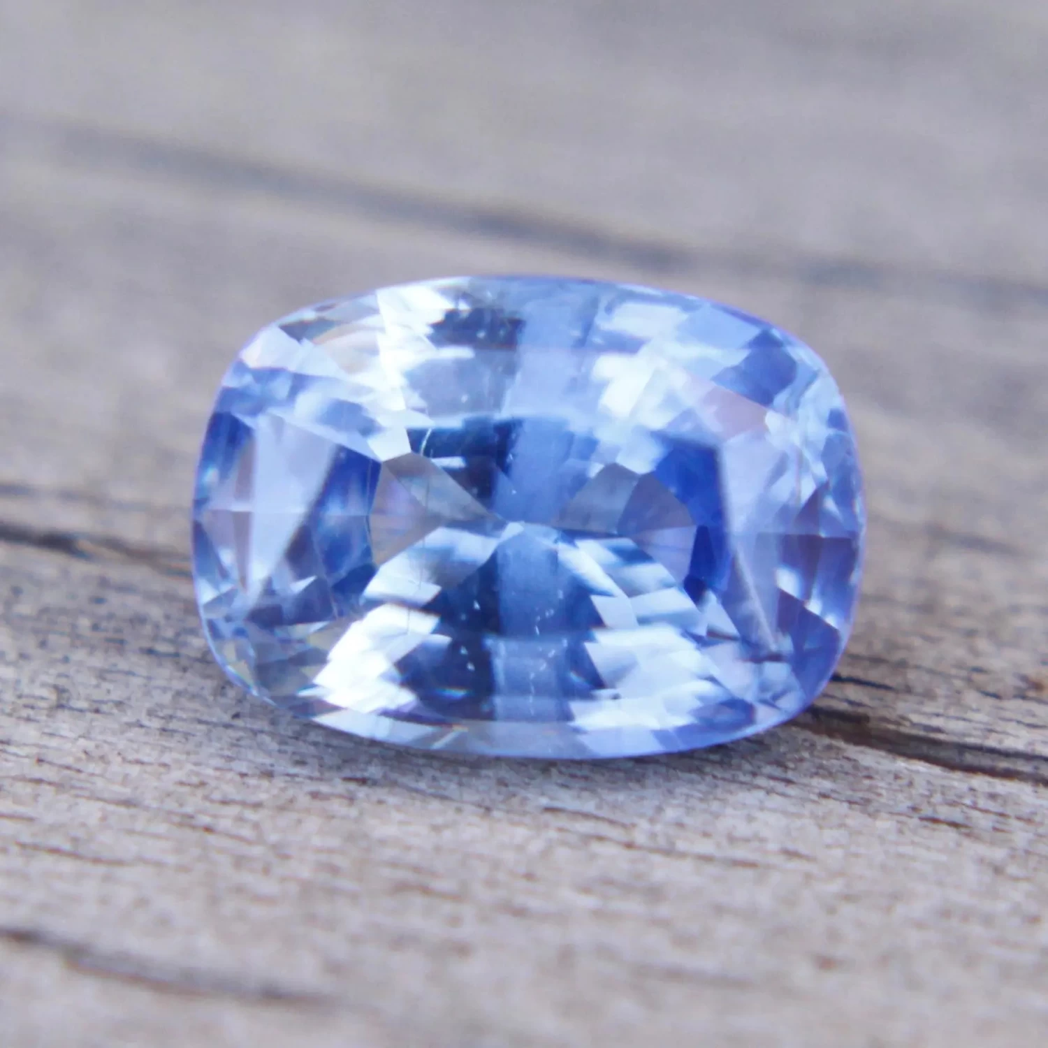 Natural Cornflower Blue Sapphire – 2.00 Carat Cushion Cut | Unheated Ceylon Gemstone 6 Natural Cornflower Blue Sapphire – 2.00 Carat Cushion Cut | Unheated Ceylon Gemstone - Image 6