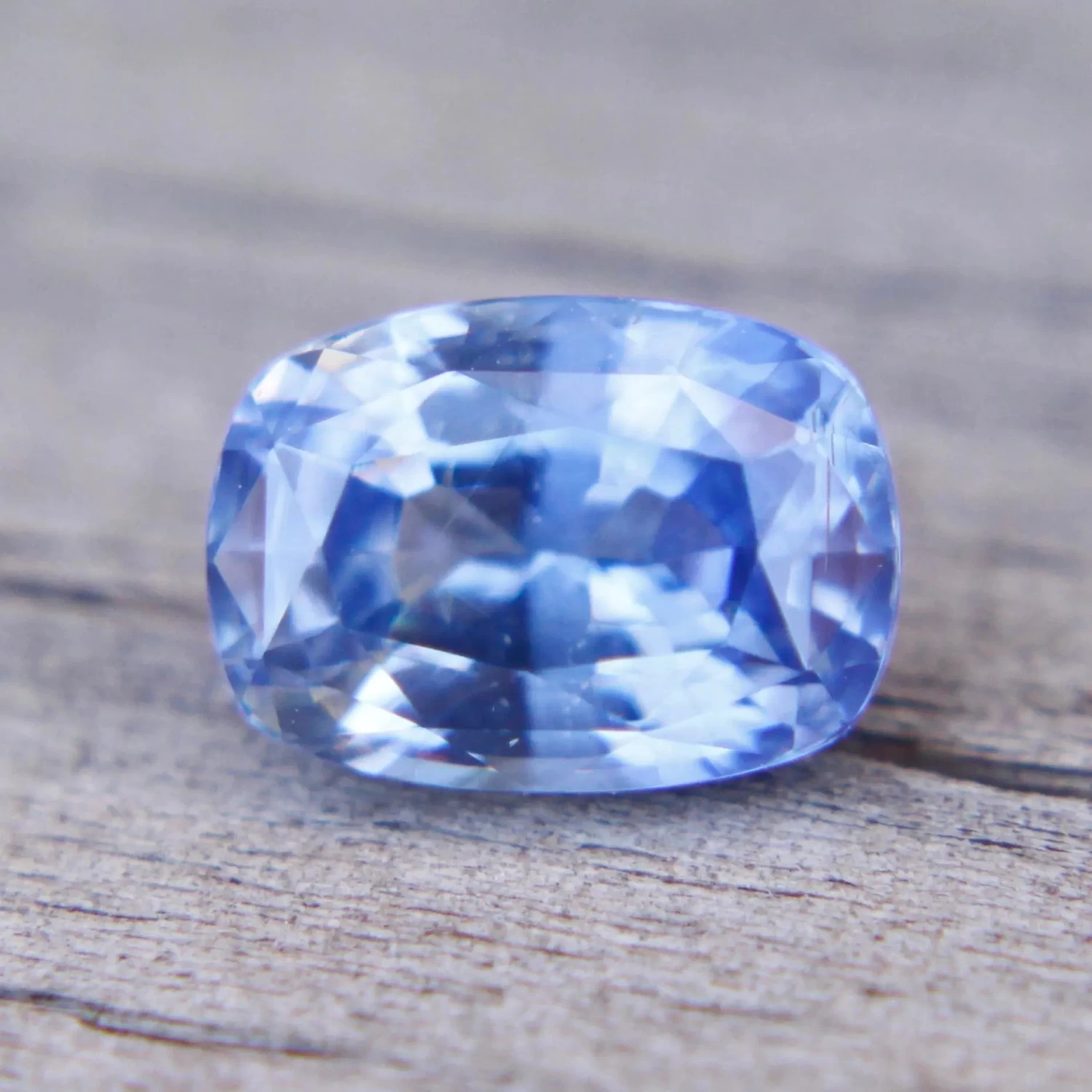 Natural Cornflower Blue Sapphire – 2.00 Carat Cushion Cut | Unheated Ceylon Gemstone 5 Natural Cornflower Blue Sapphire – 2.00 Carat Cushion Cut | Unheated Ceylon Gemstone - Image 5