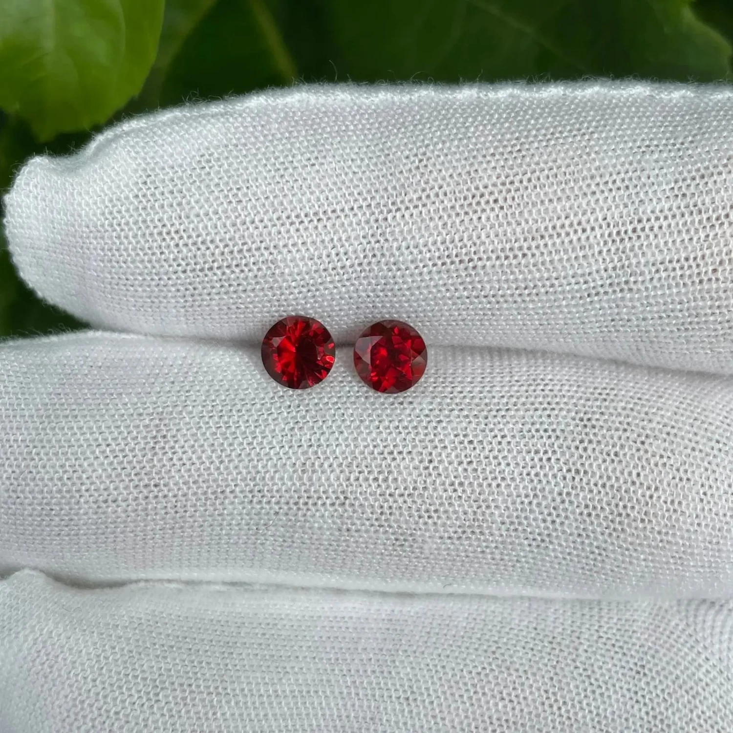 Natural Garnet Pair Of Gemstones 6 Natural Garnet Pair Of Gemstones - Image 6