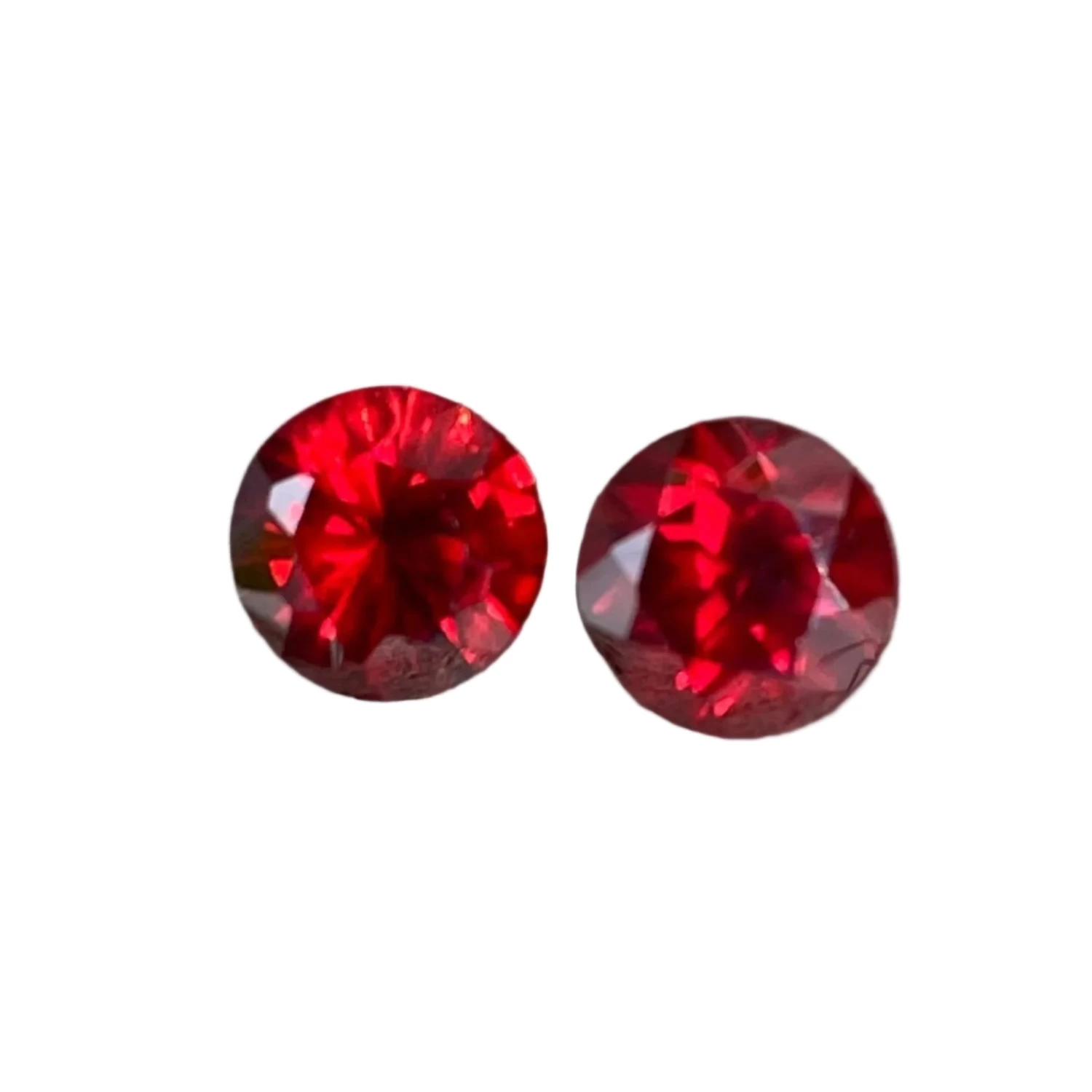 Natural Garnet Pair Of Gemstones 1 Natural Garnet Pair Of Gemstones