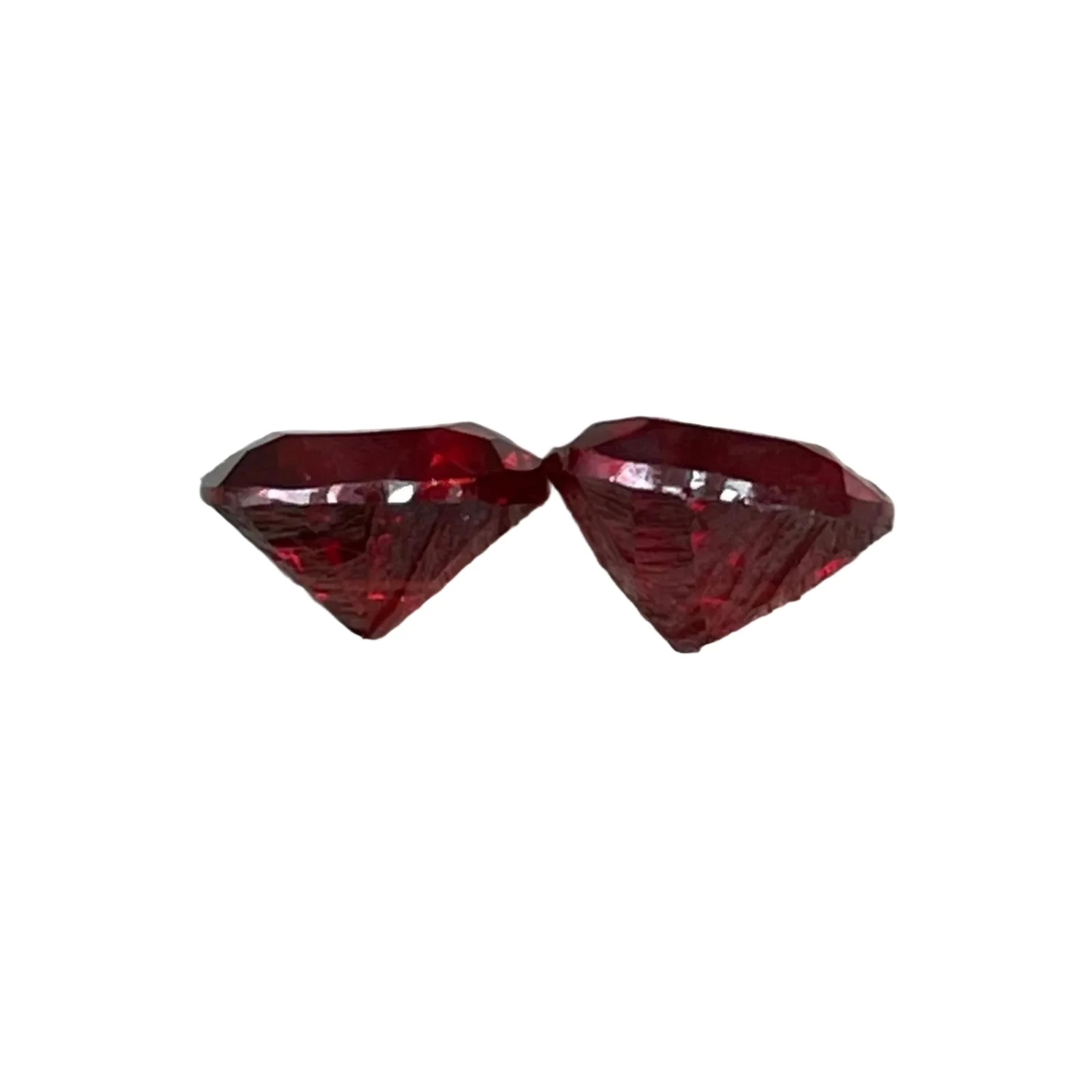 Natural Garnet Pair Of Gemstones 2 Natural Garnet Pair Of Gemstones - Image 2
