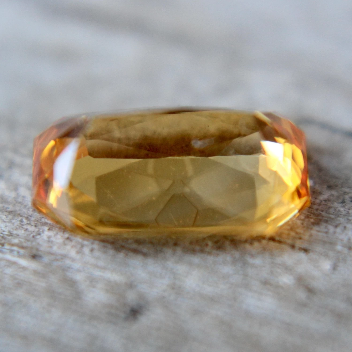 Natural Golden Yellow Sapphire – 3 Carat Cushion Cut | Unheated Ceylon Gemstone 3 Natural Golden Yellow Sapphire – 3 Carat Cushion Cut | Unheated Ceylon Gemstone - Image 3