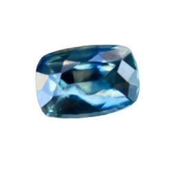 Natural Green Blue Sapphire – 0.52 Carat Cushion Cut | Unheated Madagascar Gemstone