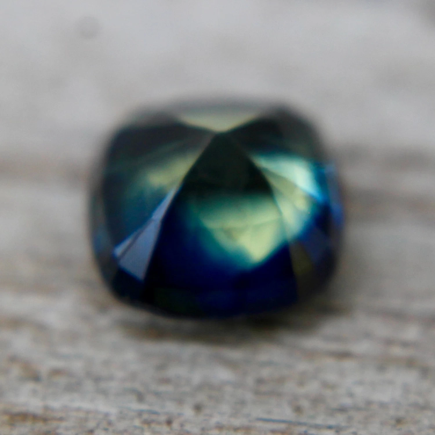 Natural Green Blue Sapphire – 1.60 Carat Cushion Cut 2 Natural Green Blue Sapphire – 1.60 Carat Cushion Cut - Image 2