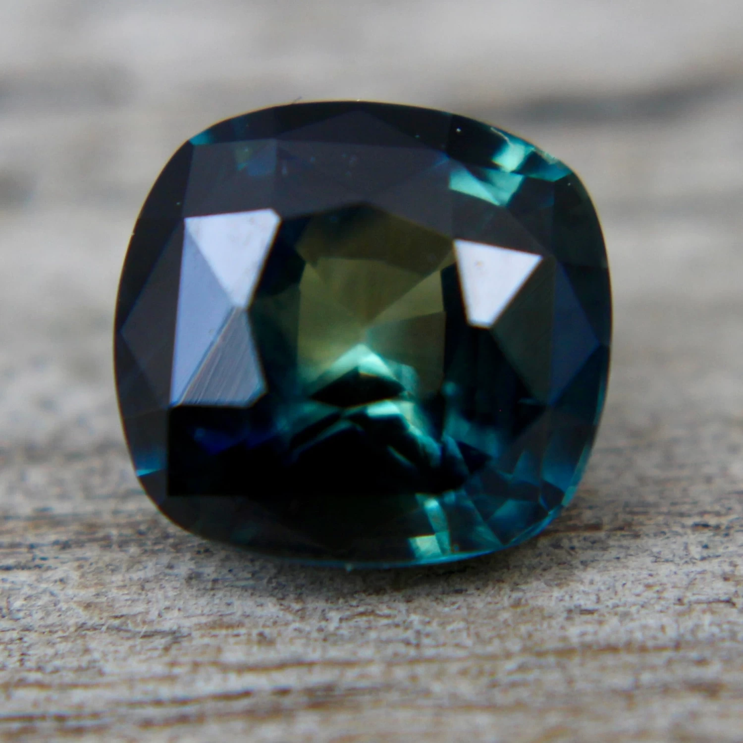 Natural Green Blue Sapphire – 1.60 Carat Cushion Cut 9 Natural Green Blue Sapphire – 1.60 Carat Cushion Cut - Image 9