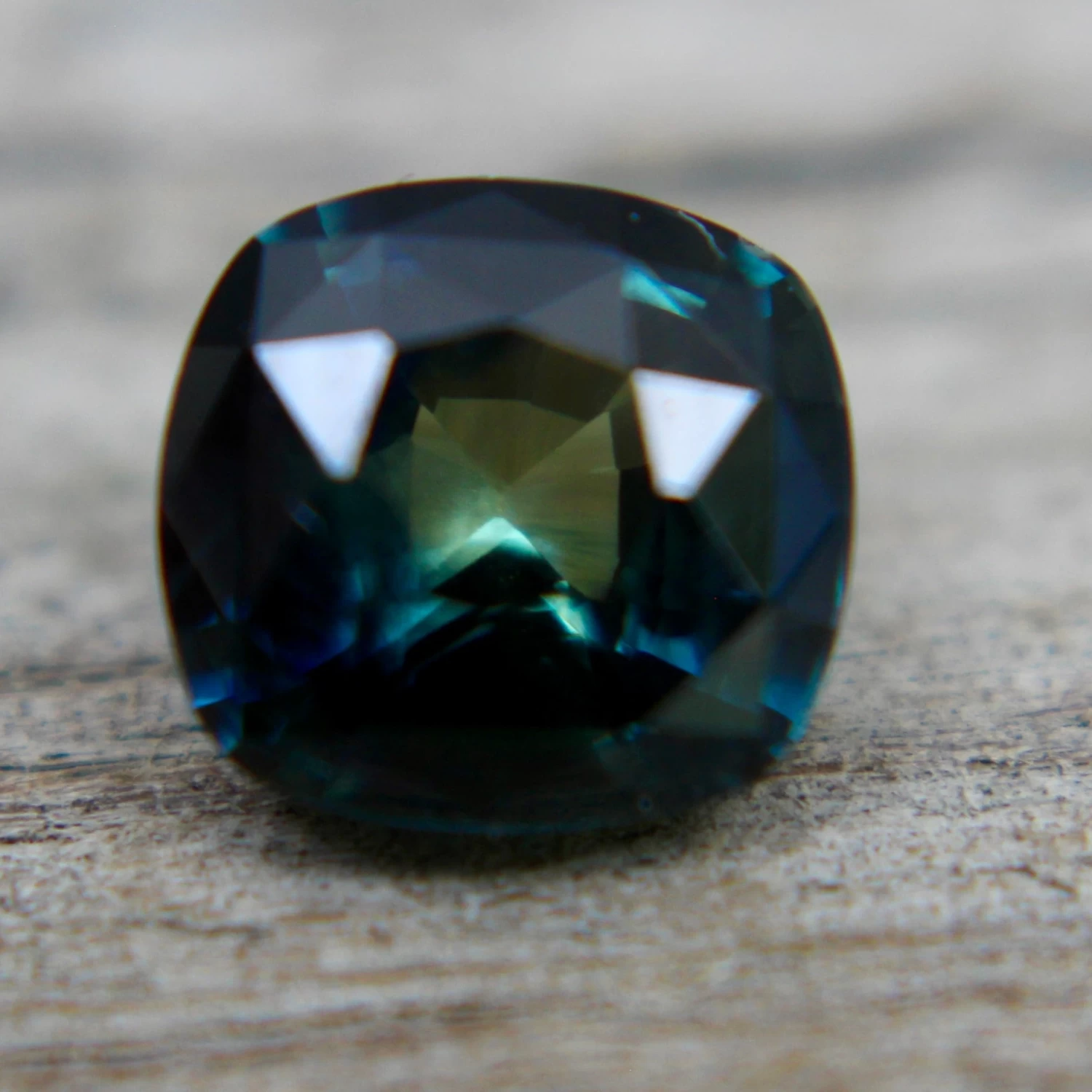 Natural Green Blue Sapphire – 1.60 Carat Cushion Cut 10 Natural Green Blue Sapphire – 1.60 Carat Cushion Cut - Image 10